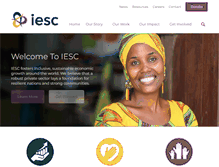 Tablet Screenshot of iesc.org